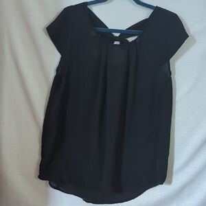 Elegant Black Women's Top